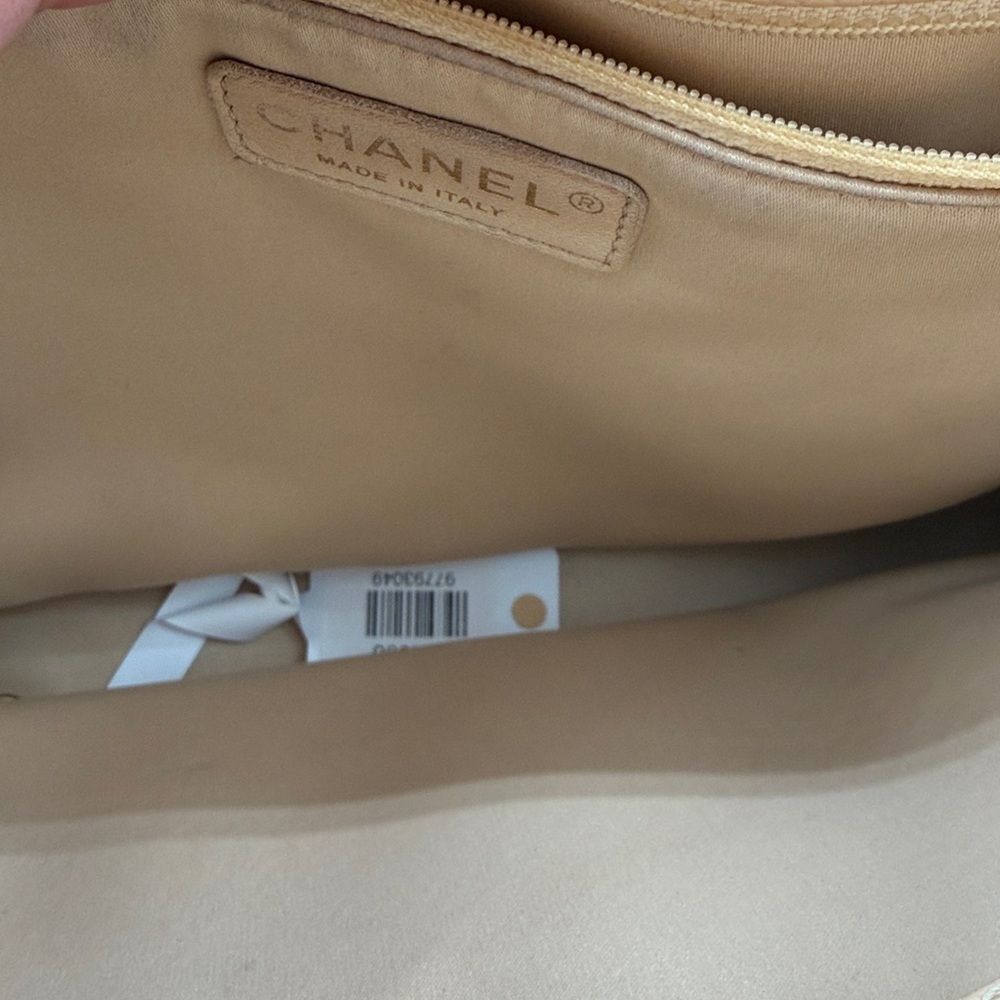 Chanel Beige Quilted Grand Shopping GST Tote Bag - Picture 10 of 13
